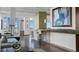 Lounge area featuring a marble countertop with barstools, and views at 175 1St S St # 3008, St Petersburg, FL 33701