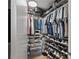 Organized walk-in closet with ample storage for clothing, shoes, and accessories at 175 1St S St # 3008, St Petersburg, FL 33701