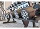 Close-up of dumbbells in the gym, showcasing the variety of equipment available for fitness enthusiasts at 301 1St S St # 2205, St Petersburg, FL 33701