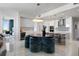 Stylish kitchen with an island, modern appliances, and a cozy dining area, great for culinary adventures at 301 1St S St # 2205, St Petersburg, FL 33701