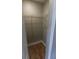 The closet is well-organized with sturdy shelving for optimal storage at 3210 Mangrove Point Dr, Ruskin, FL 33570