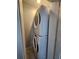 Stacked washer and dryer in the laundry area; clean and efficient design at 4119 W Nassau St, Tampa, FL 33607