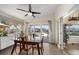 Bright dining area with access to the backyard, creating a seamless indoor-outdoor flow at 4544 Harbor Hills Dr, Largo, FL 33770