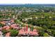 Aerial view of community highlighting the lush surroundings and convenient location to nearby areas at 4859 Napoli Ne Ct # 4859, St Petersburg, FL 33703