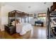 This spacious bedroom features a bunkbed, hardwood floors, and decor at 1102 Palm View Ave, Belleair, FL 33756