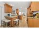 Well-appointed kitchen showcasing warm cabinetry, sleek appliances, and an open layout ideal for entertaining at 2214 Wilshire Dr, Dunedin, FL 34698