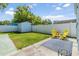 Relaxing backyard with lawn and patio area at 2808 W Lake Ave, Tampa, FL 33607