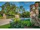 Stone pillars mark the Innisbrook entrance gate, surrounded by lush landscaping at 36750 Us 19 N Hwy # 18-210, Palm Harbor, FL 34684