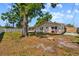 Large backyard with mature trees providing shade, offering ample space for recreation and relaxation at 6470 28Th N Ter, St Petersburg, FL 33710