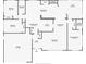 Detailed floor plan showcasing the layout of the home, including room dimensions at 6470 28Th N Ter, St Petersburg, FL 33710
