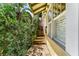 Charming stairway entrance with lush greenery and architectural details at 701 S Boulevard, Tampa, FL 33606