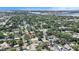 Aerial view of the property close to the water in a charming neighborhood at 7202 8Th N Ave, St Petersburg, FL 33710