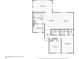 A floor plan of the home indicating room sizes, layout, and room names at 1218 Haddington Cir, Sun City Center, FL 33573