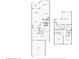 Detailed floor plan displaying the layout of the first floor of this beautiful home at 2087 Edgewater Dr # C, Clearwater, FL 33755