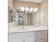 Stylish bathroom featuring a modern vanity, updated mirror, and a bright, clean aesthetic at 2529 Lancaster Dr, Sun City Center, FL 33573