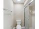 Clean bathroom featuring a tiled shower, modern fixtures, and a functional layout at 2529 Lancaster Dr, Sun City Center, FL 33573