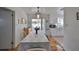 Bright dining room connecting to the kitchen with a view of outdoor space at 3491 58Th N St, St Petersburg, FL 33710