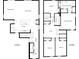 Detailed floor plan showcasing the layout of both floors, highlighting the kitchen, living spaces, and bedrooms at 35260 Spruce Knob Ct, Dade City, FL 33525