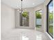 Bright dining room with lots of natural light and modern finishes at 3604 W El Prado Blvd, Tampa, FL 33629