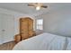 Comfortable bedroom with wood floors, natural light and ample closet space at 4414 W El Prado Blvd, Tampa, FL 33629