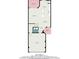 First floor plan with living room, kitchen, dining area, bathroom, garage, and a covered patio at 4663 Almada Ln, Wesley Chapel, FL 33543