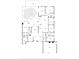 Detailed floorplan showing layout, room dimensions, pool, and screened porch at 5004 Waterkey Way, Tampa, FL 33647