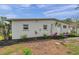 Exterior view of home and spacious backyard, complemented by lush landscaping and a private setting at 5833 Dartmouth N Ave, St Petersburg, FL 33710