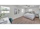 Serene bedroom with ample natural light and comfortable furnishings at 5833 Dartmouth N Ave, St Petersburg, FL 33710