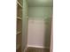A small, empty closet with wire shelving for efficient storage at 6200 N 44Th St, Tampa, FL 33610