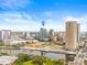 Wide aerial view of the city and river at 777 N Ashley Dr # 2807, Tampa, FL 33602