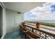 Cozy balcony with seating and open views of the beautiful landscape at 9 Forbes Pl # 504, Dunedin, FL 34698