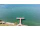 Aerial view of pier on the bay at 9 Forbes Pl # 504, Dunedin, FL 34698