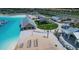 Beautiful community features sandy beach area, beach cabana, and playground at 16934 Oval Rum Dr, Wimauma, FL 33598