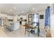 Spacious eat-in kitchen area with updated appliances, perfect for everyday dining at 16934 Oval Rum Dr, Wimauma, FL 33598