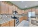 Well-appointed kitchen with modern appliances and ample counter space at 18734 Burndall Ct, Land O Lakes, FL 34638