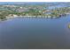 Breathtaking aerial view capturing the vast lake and surrounding neighborhoods at 200 Meres Blvd # 7, Tarpon Springs, FL 34689