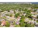 Overhead aerial view of home in suburban community at 2087 59Th N St, Clearwater, FL 33760