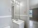 Clean bathroom featuring a bright vanity and a large mirror at 3407 N 48Th St, Tampa, FL 33605