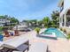 Stunning pool and spa with dockside access, offering a luxurious waterfront lifestyle at 511 Erie Ave, Tampa, FL 33606