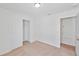 Bedroom with neutral carpet, white walls, recessed lighting, and closets at 11817 Mango Cross Ct, Seffner, FL 33584
