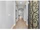 Bright hallway features decorative front door and arched entryways adding architectural interest at 1423 W Wood St, Tampa, FL 33604