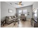 Inviting home office/den with a comfortable seating area and desk perfect for working from home at 1423 W Wood St, Tampa, FL 33604