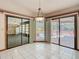 Dining area featuring tiled flooring with views to the pool at 2017 Godfrey Ave, Spring Hill, FL 34609