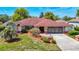 Charming single-story home with stone accents and well-manicured landscaping at 2017 Godfrey Ave, Spring Hill, FL 34609