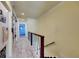 Hallway with hardwood floors, detailed trim work, and recessed lighting at 234 Dolphin Pt # 1, Clearwater Beach, FL 33767