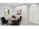 Cozy dining area with modern decor, stylish seating, and neutral tones at 2904 Pointer Pl, Seffner, FL 33584