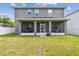 Spacious backyard with a screened lanai, perfect for relaxation and enjoying the outdoors at 4007 W Gray St, Tampa, FL 33609