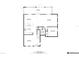 First floor plan showing layout of living room, kitchen, exercise room, bathroom and sunroom at 4007 W Gray St, Tampa, FL 33609