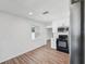 Modern kitchen featuring stainless steel appliances, sleek countertops, and ample cabinet space at 4701 14Th S Ave, St Petersburg, FL 33711