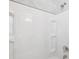 Shower features modern fixtures and a clean, white aesthetic at 4701 14Th S Ave, St Petersburg, FL 33711